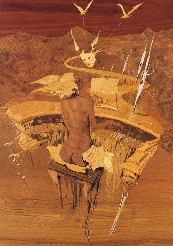 Symphonie pastorale d'après Wojtek SIUDMAK sujet de concours de Meilleur Ouvrier de France 2000 
